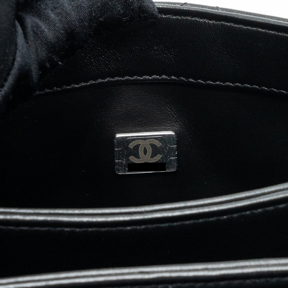 CHANEL SMALL TRENDY CC FLAP BAG LAMBSKIN SO BLACK(MICROCHIP)