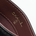 CHANEL CLASSIC CARD HOLDER CAVIAR BLACK GHW(MICROCHIP)
