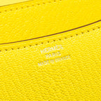 Hermes Mini Constance Chevre Mysore jaune citron SHW