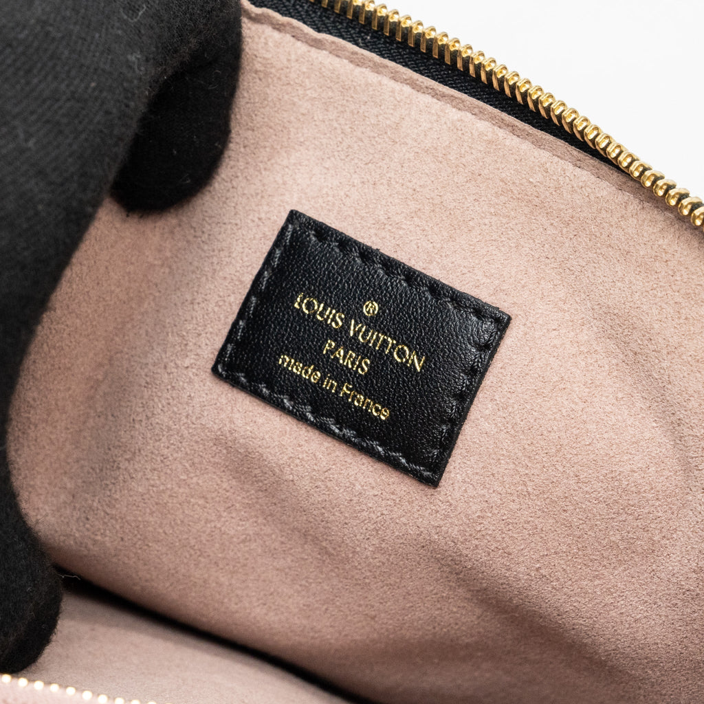LOUIS VUITTON COUSSIN PM MONOGRAM EMPREINTE LAMBSKIN BLACK GHW (NEW VERSION)