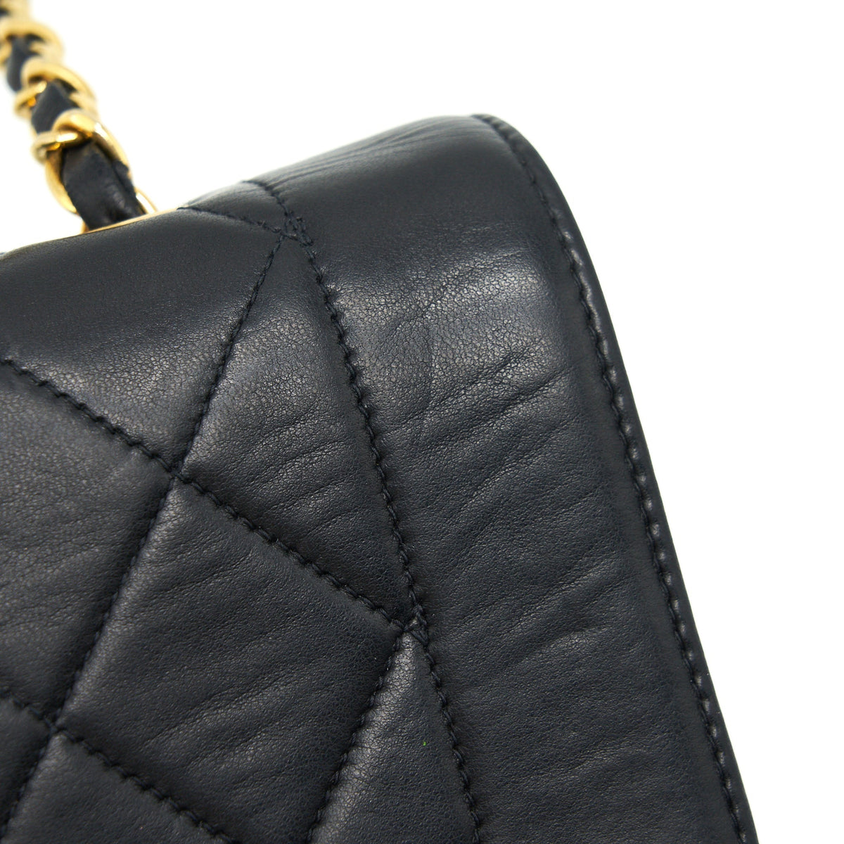 CHANEL DIANA SMALL FLAP BLACK WITH 24K HARDWARE