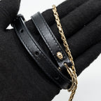 BVLGARI SERPENTI FOREVER TOP HANDLE CROSSBODY BAG LEATHER BLACK LGHW