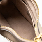 Louis Vuitton Bagatelle Monogram empreinte Leather Bicolor Grey/Crème Beige GHW