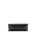 CHANEL MEDIUM BOY BAG CALFSKIN BLACK RUTHENIUM/BLACK HARDWARE
