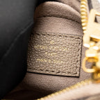 Louis Vuitton Bagatelle Monogram empreinte Leather Bicolor Grey/Crème Beige GHW