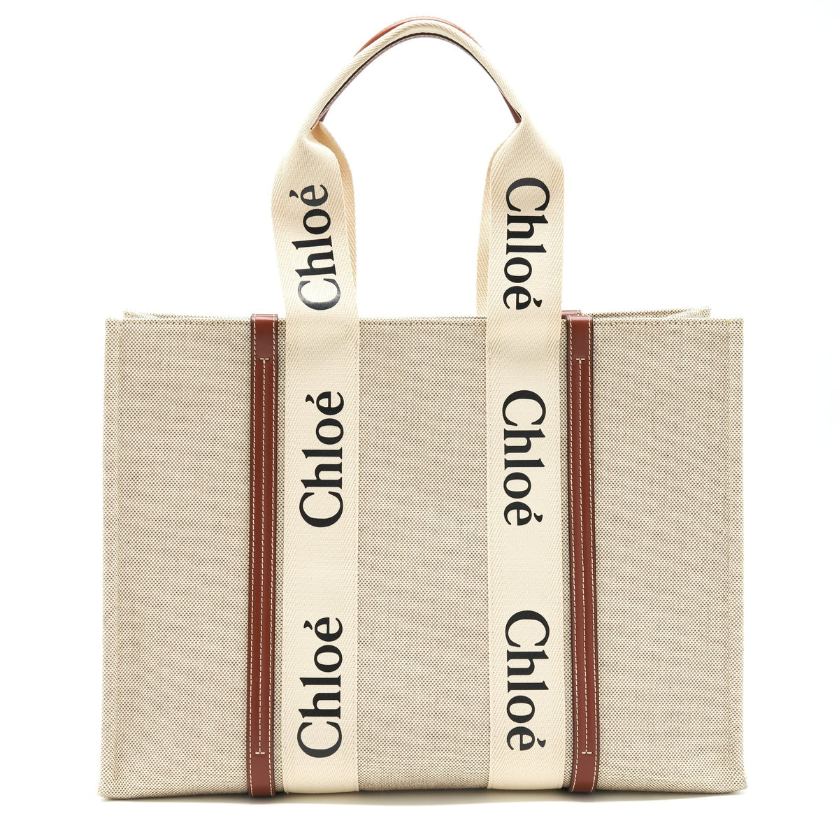 CHLOE LARGE WOODY TOTE BAG