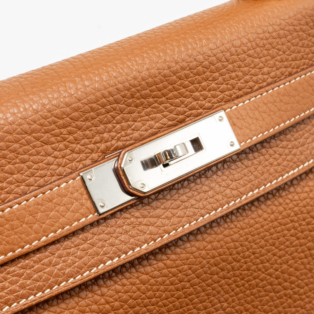 Hermes Kelly 28 Clemence Gold SHW