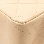 CHANEL MEDIUM DOUBLE FLAP BAG LAMBSKIN BEIGE GHW