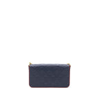 LOUIS VUITTON FELICIE POCHETTE MONOGRAM EMPREINTE NAVY GHW