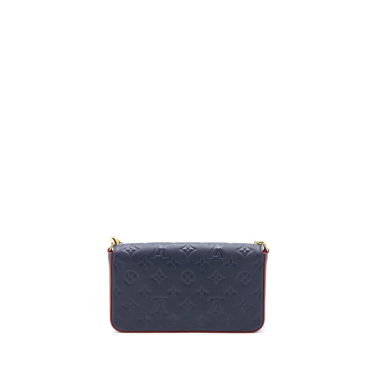 LOUIS VUITTON FELICIE POCHETTE MONOGRAM EMPREINTE NAVY GHW
