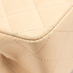 CHANEL MEDIUM DOUBLE FLAP BAG LAMBSKIN BEIGE GHW