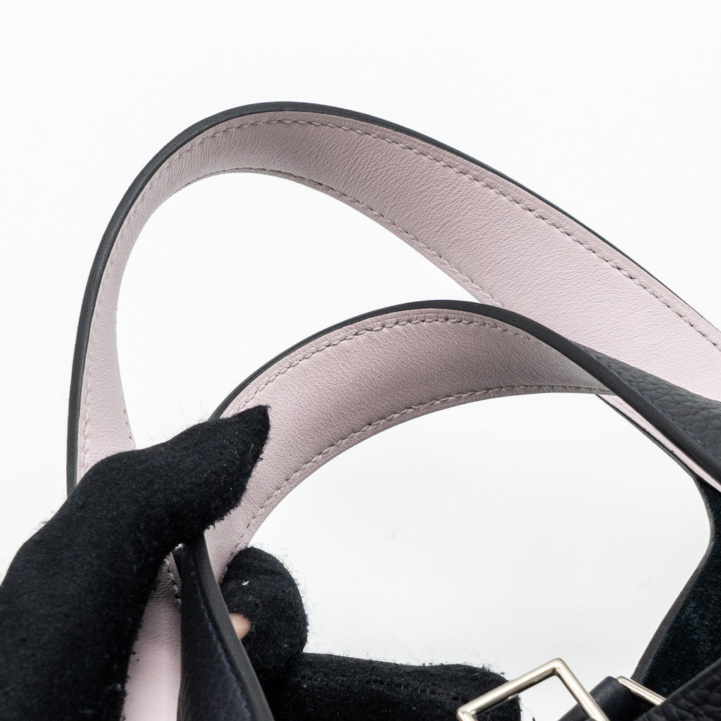 Hermes Picotin 18 Lock Bag Clemence Caban/Mauve Pale SHW