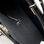 CHANEL MEDIUM 31 BAG SHINY LAMBSKIN BLACK LGHW (MICROCHIP)