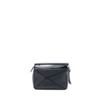 LOEWE MINI PUZZLE CALFSKIN BLACK SHW