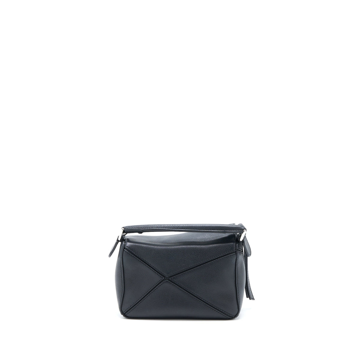 LOEWE MINI PUZZLE CALFSKIN BLACK SHW