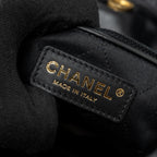 CHANEL SMALL 22 BAG CALFSKIN BLACK GHW