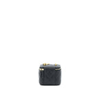 CHANEL 23P COCO LOVE MINI VANITY CASE CAVIAR BLACK GHW (MICROCHIP)