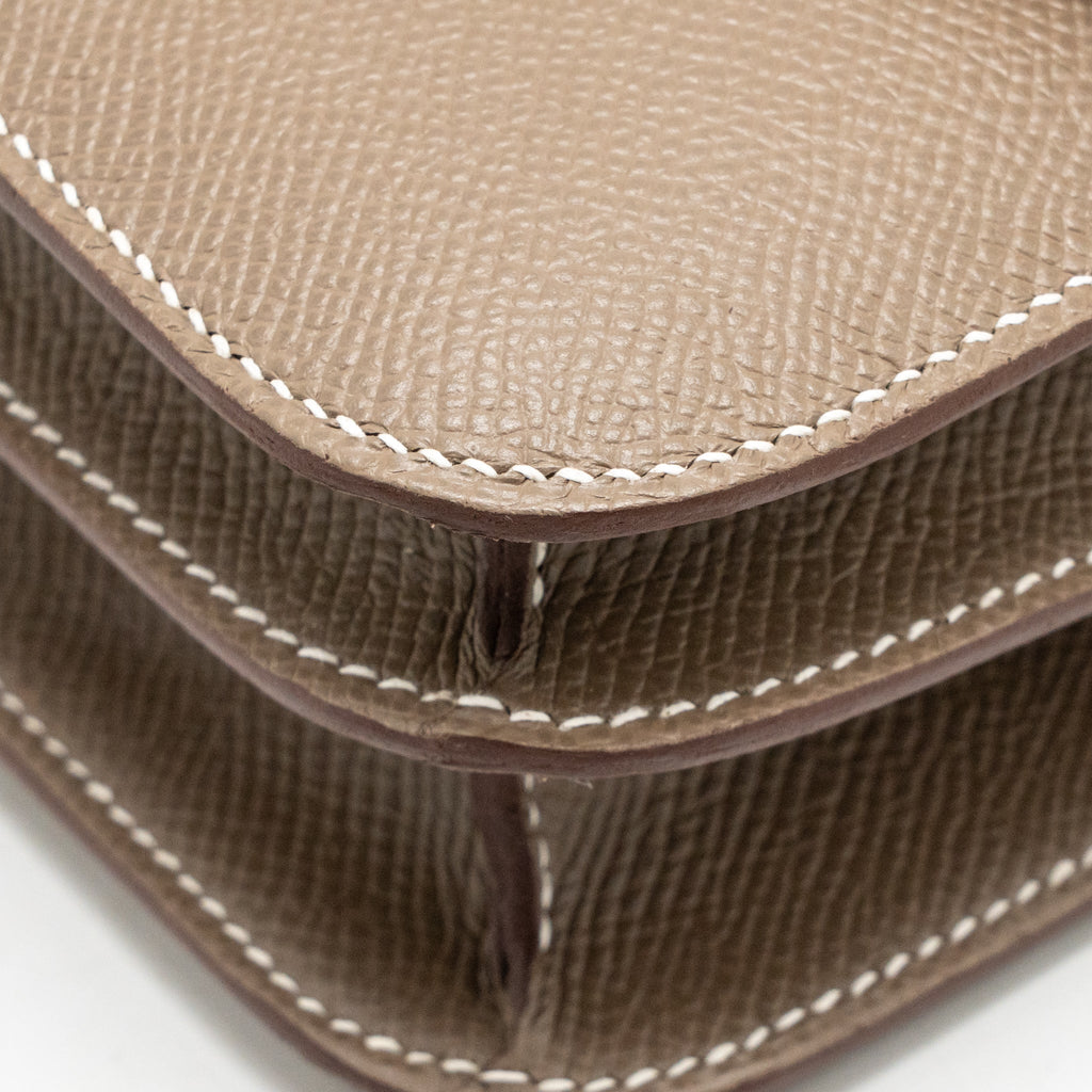 Hermes mini constance epsom etoupe shw