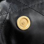 CHANEL SMALL 22 BAG CALFSKIN BLACK GHW