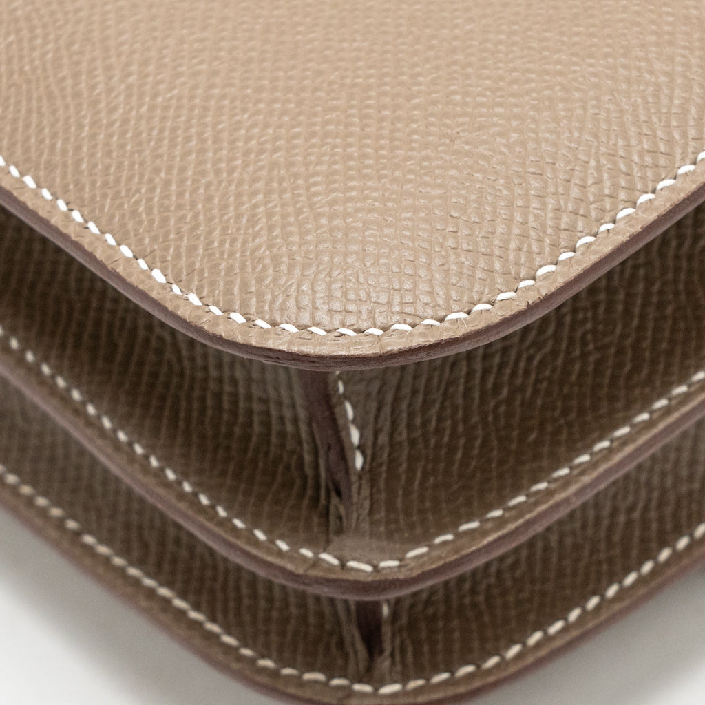 Hermes mini constance epsom etoupe shw