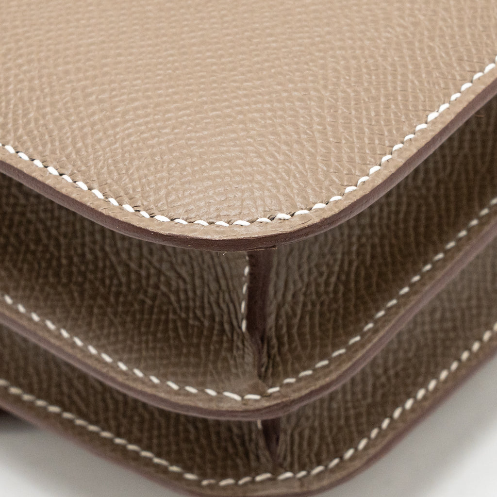 Hermes mini constance epsom etoupe shw
