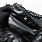 CHANEL SMALL 22 BAG CALFSKIN BLACK GHW