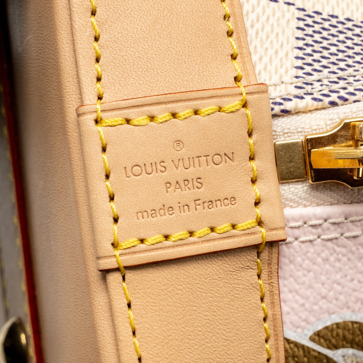 Louis Vuitton Nautical Alma BB Damier Azur Canvas Multicolour GHW