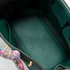 Hermes birkin 25 togo Z6 Malachite GHW