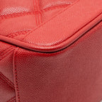 Saint laurent/YSL Paris 80’s quilted vanity crossbody bag calfskin red GHW