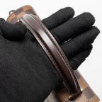 LOUIS VUITTON CROISETTE DAMIER EBENE CANVAS GHW
