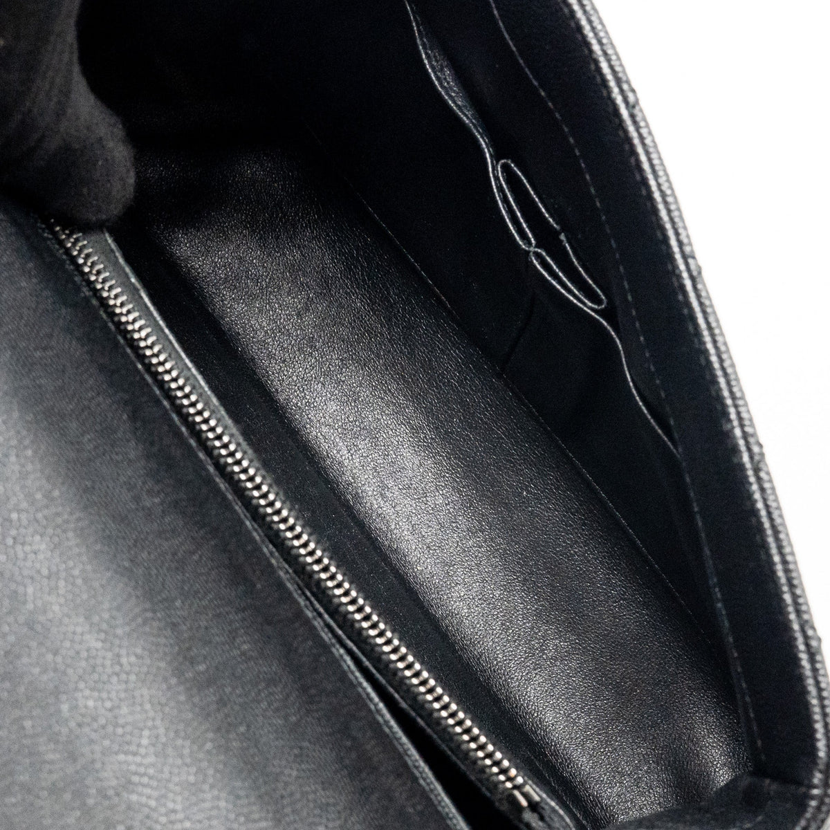 CHANEL MEDIUM COCO HANDLE FLAP BAG LIZARD EMBOSSED HANDLE CAVIAR BLACK RUTHENIUM HARDWARE