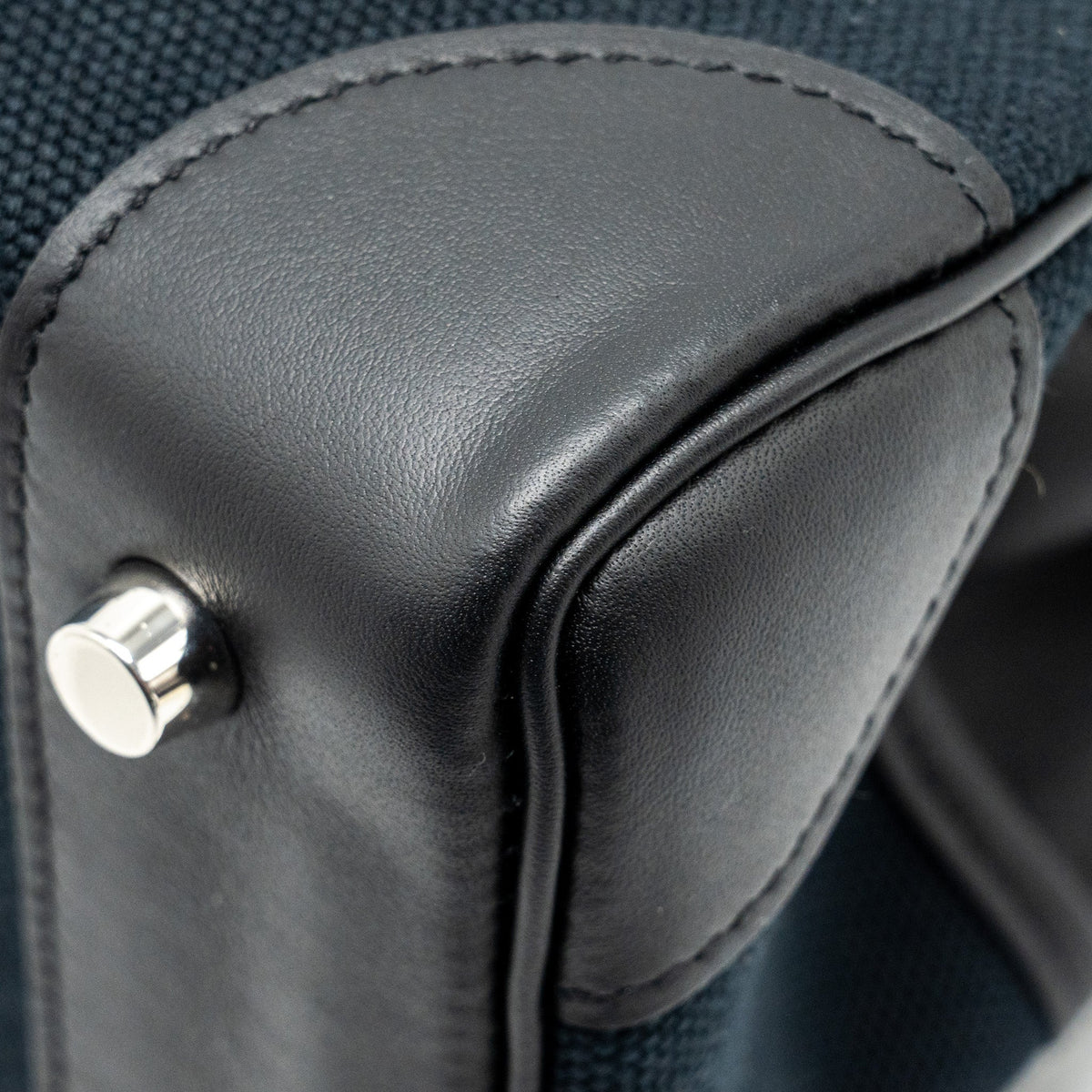 HERMES BIRKIN 25 CARGO TOILE GEOLAND/SWIFT BLACK SHW