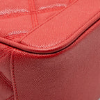 Saint laurent/YSL Paris 80’s quilted vanity crossbody bag calfskin red GHW