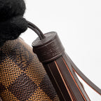 LOUIS VUITTON CROISETTE DAMIER EBENE CANVAS GHW