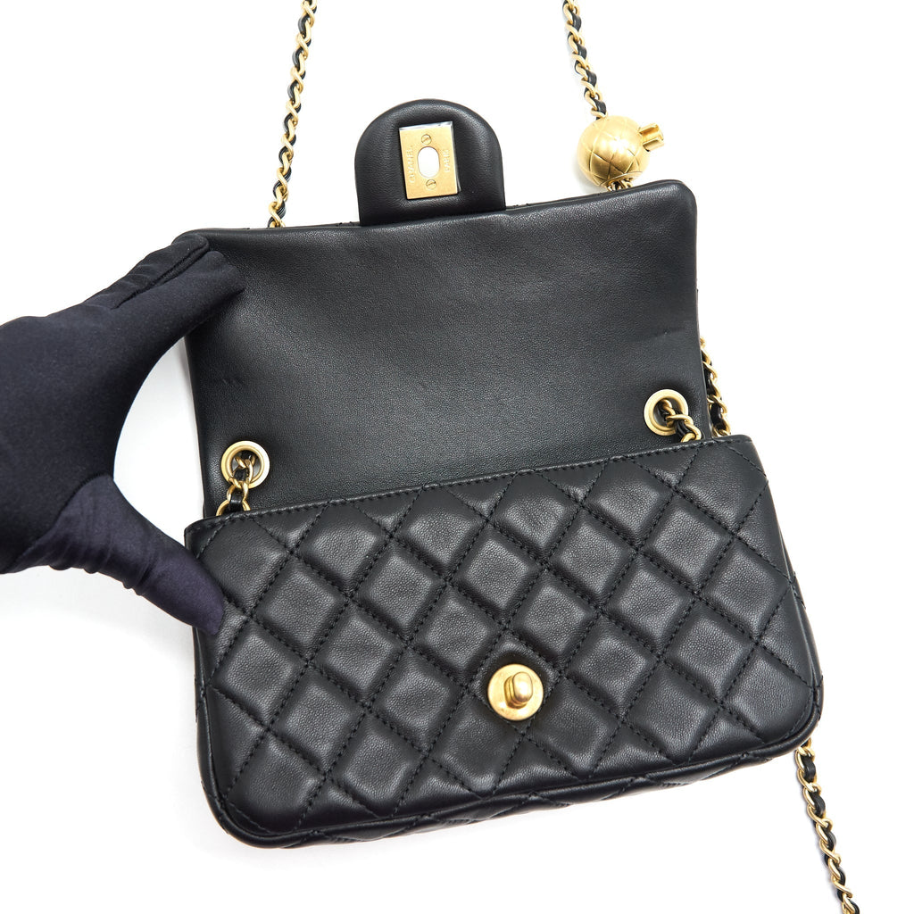 CHANEL PEARL CRUSH RECTANGULAR MINI FLAP BAG