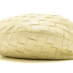 BOTTEGA VENETA MINI JODIE LEATHER LIGHT YELLOW SHW