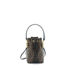 FENDI MON TRESOR MINI BUCKET BROWN GHW