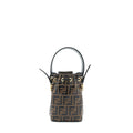 FENDI MON TRESOR MINI BUCKET BROWN GHW