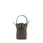 FENDI MON TRESOR MINI BUCKET BROWN GHW