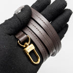 LOUIS VUITTON CROISETTE DAMIER EBENE CANVAS GHW