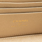 CHANEL 23C LONG VANITY WITH CHAIN SHINY LAMBSKIN BLACK GHW (MICROCHIP)