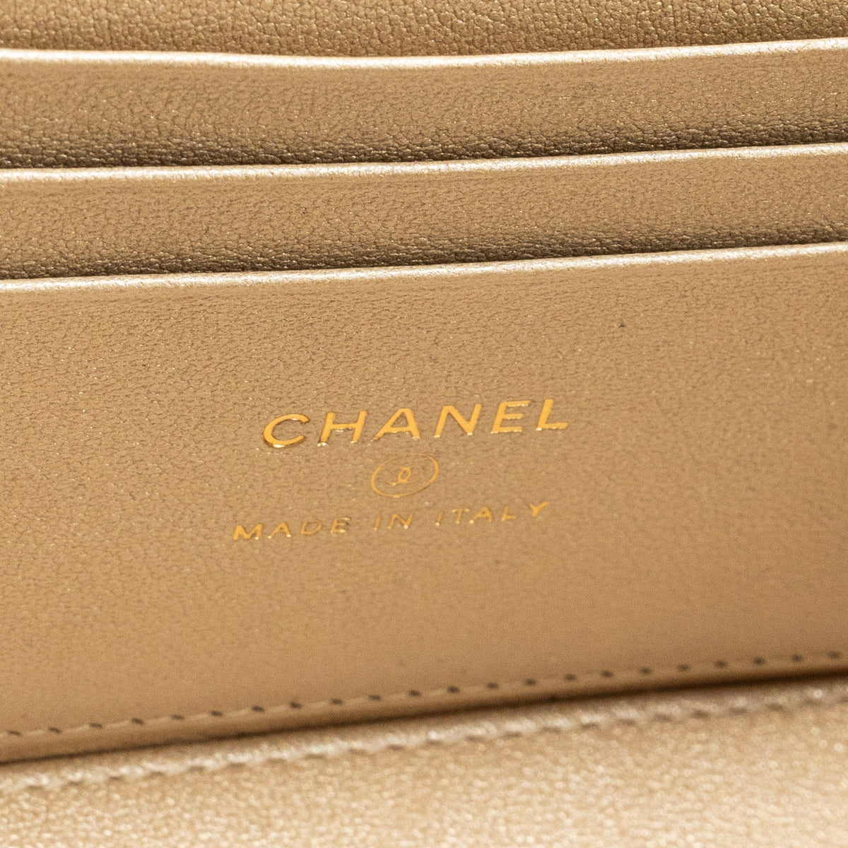 CHANEL 23C LONG VANITY WITH CHAIN SHINY LAMBSKIN BLACK GHW (MICROCHIP)