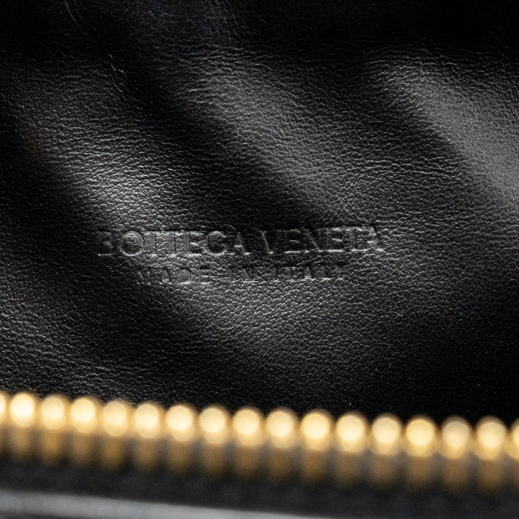 Bottega Veneta Mini Wallace Calfskin Black GHW