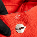 Hermes Lindy 30 Clemence Red SHW