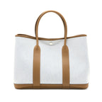 HERMES GARDEN PARTY 36 NEGONDA/CANVAS ECRU/ALEZAN/BLUE BILL SHW