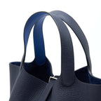 Hermes Picotin 22 Lock Bag Bleu Nuit/Bleu France SHW