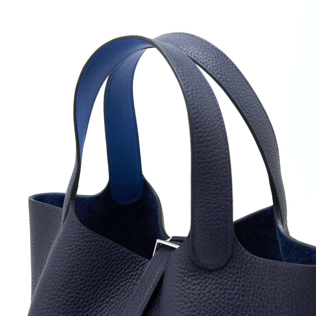 Hermes Picotin 22 Lock Bag Bleu Nuit/Bleu France SHW