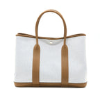 HERMES GARDEN PARTY 36 NEGONDA/CANVAS ECRU/ALEZAN/BLUE BILL SHW
