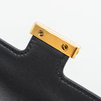 HERMES CONSTANCE SLIM WALLET EPSOM BLACK GHW