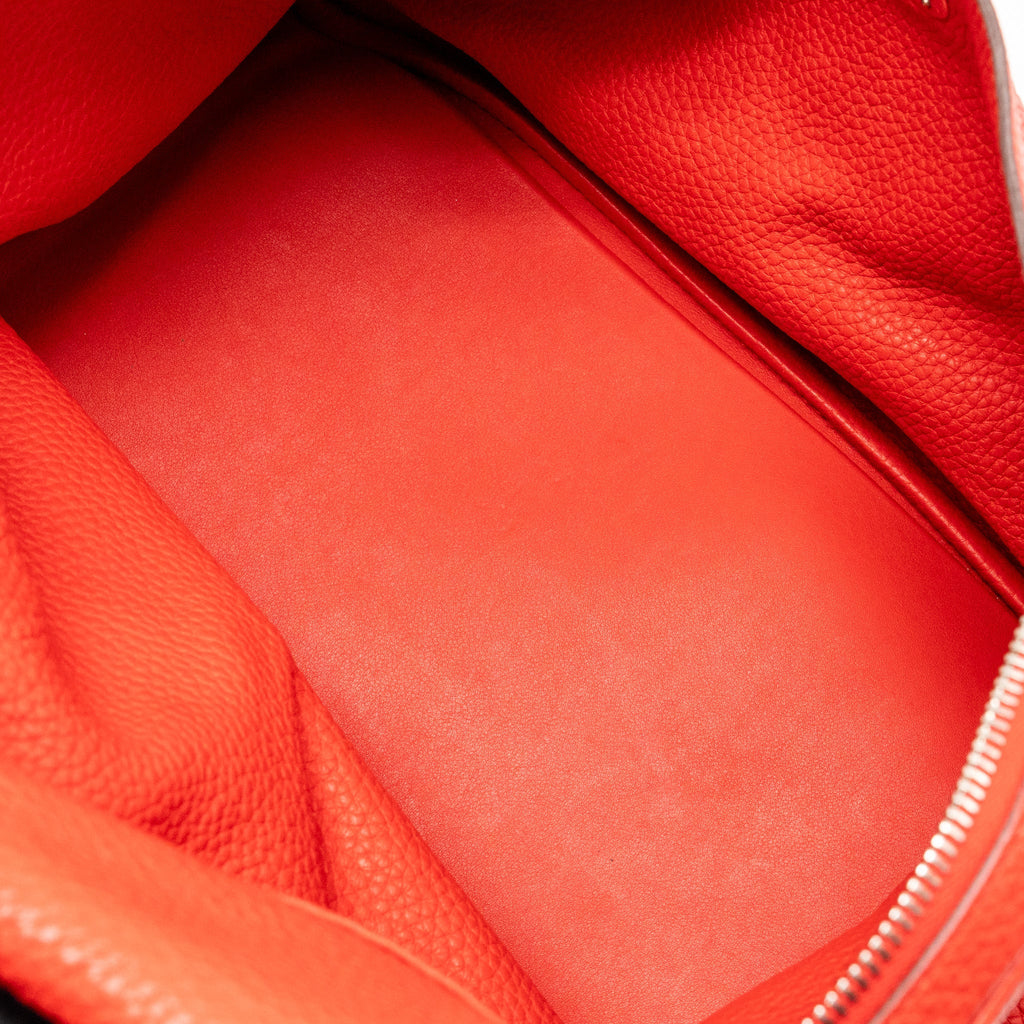 Hermes Lindy 30 Clemence Red SHW
